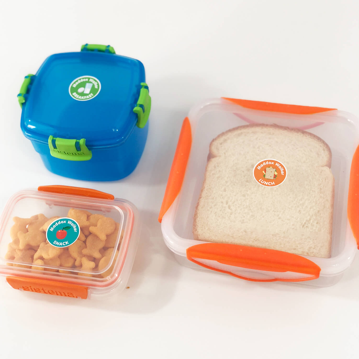 Meal Labels for Kids