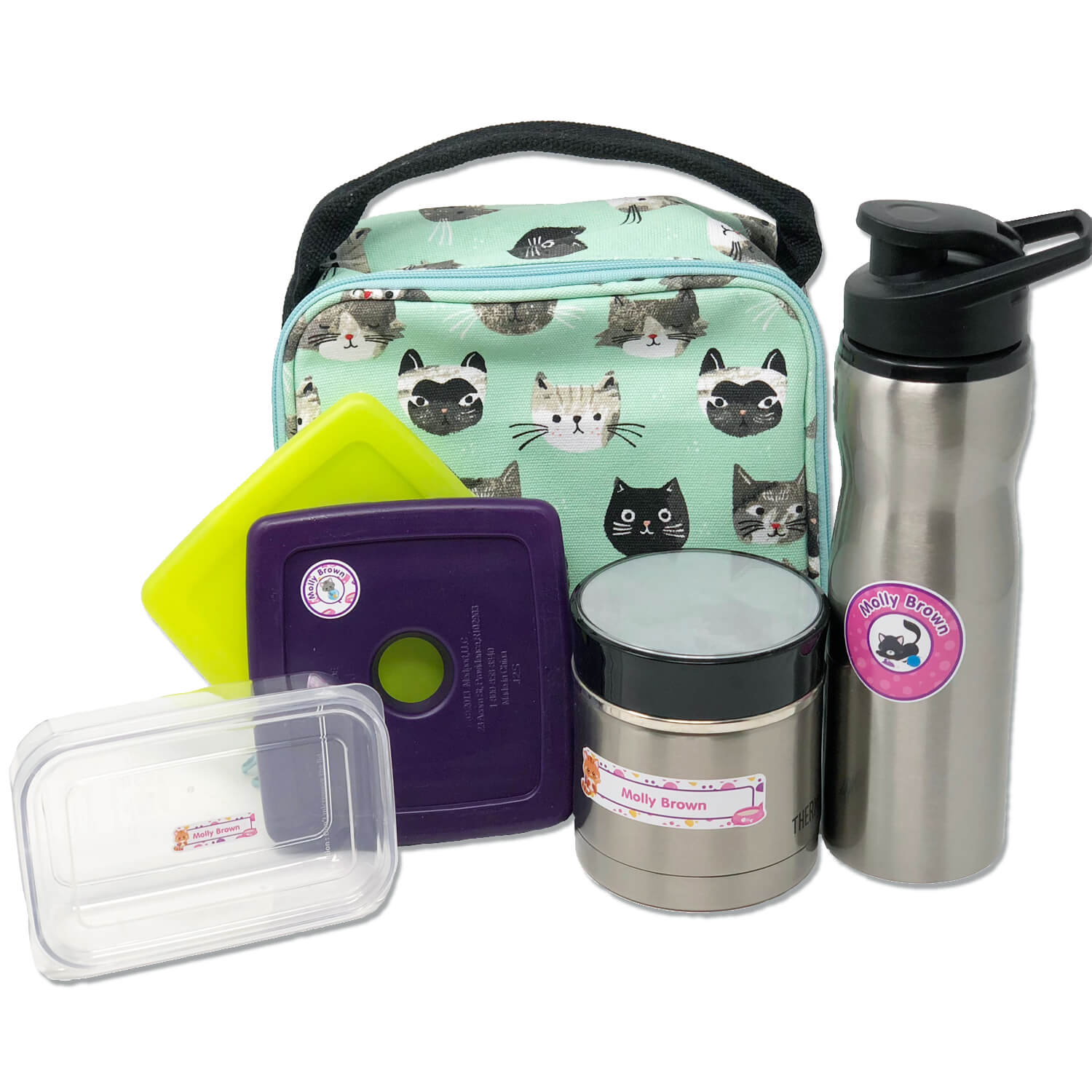 Label Lunch Containers