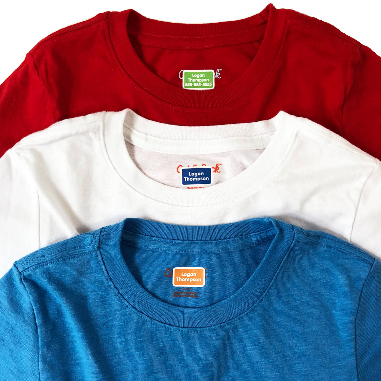 No Iron Clothing Labels