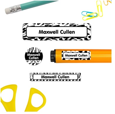 Labels for School Supplies
