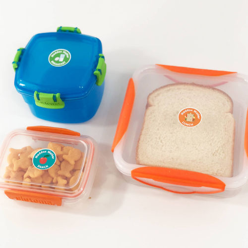 Snack Container Labels